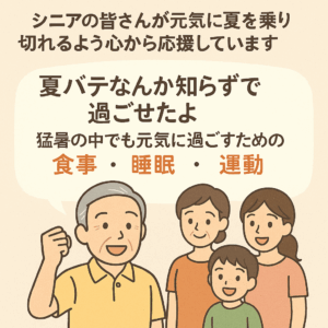 シニア夏バテ熱中症対策